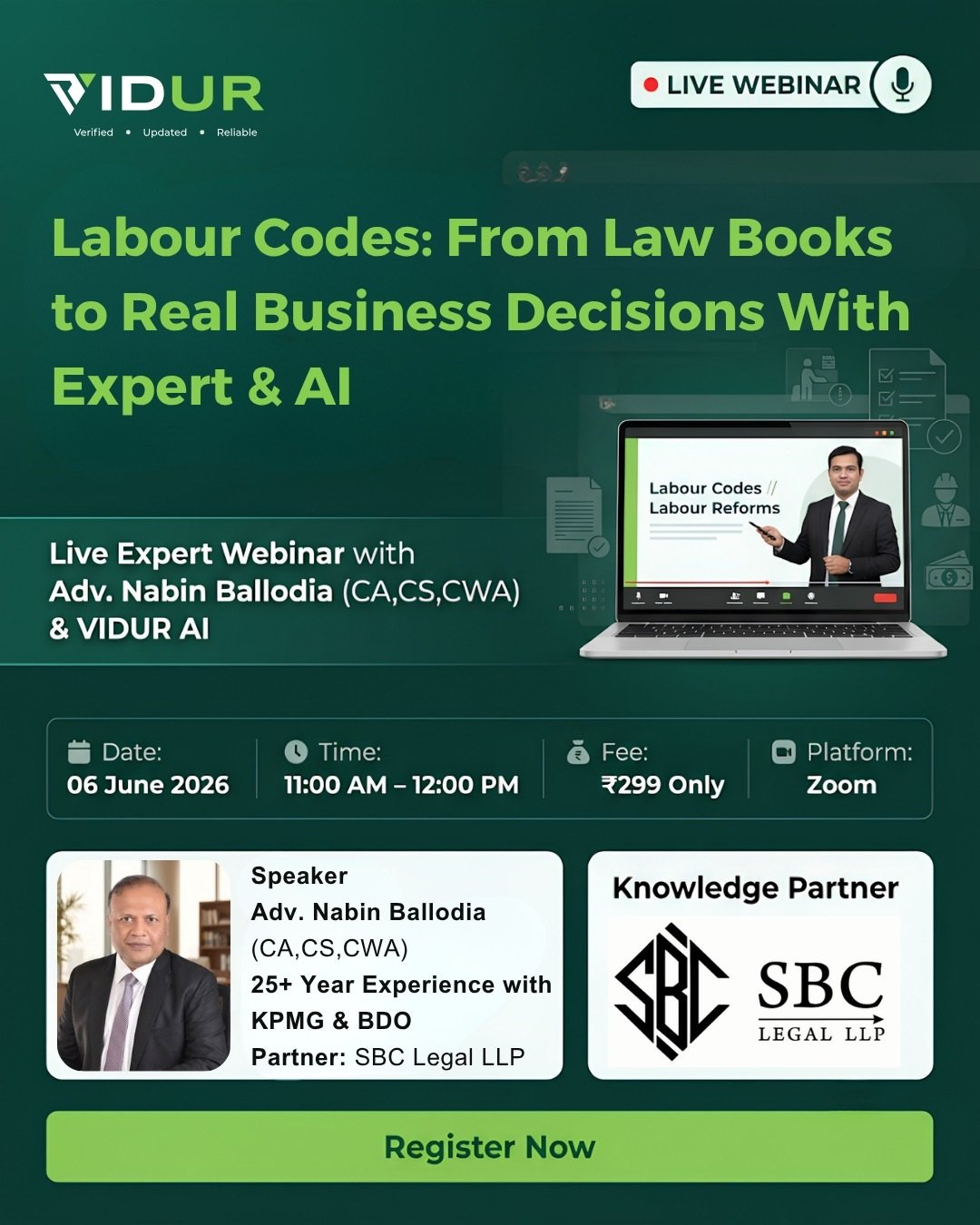 Labour Codes expert and AI event